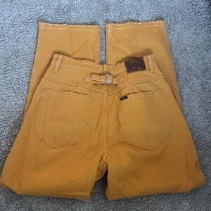 Lee Women's Ankle & Cropped Jeans in Mustard Yellow